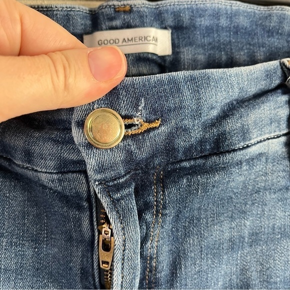GOOD AMERICAN Plus Size Good Legs Skinny Jeans In Blue107 - Picture 10 of 12